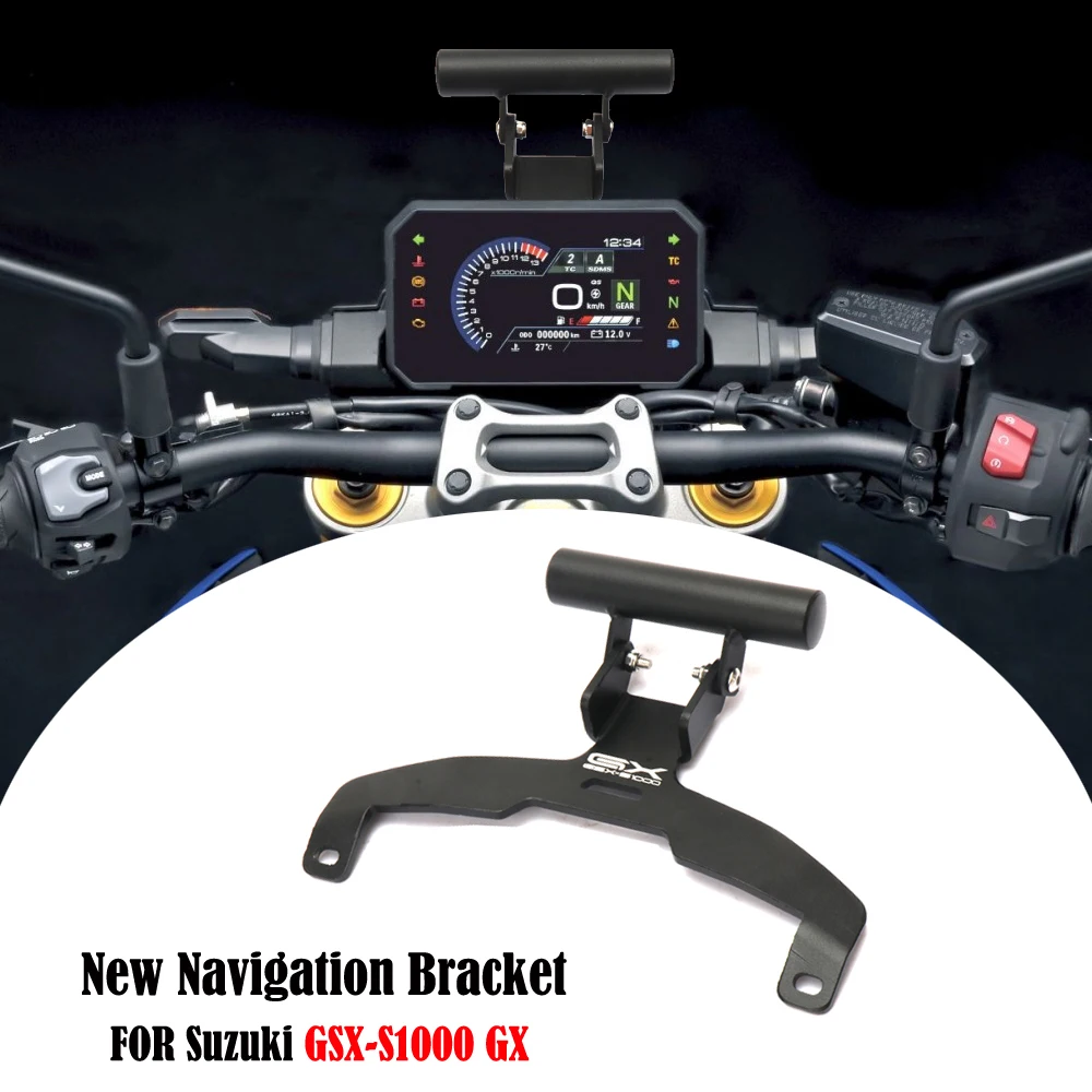 New Motorcycle Navigation Bracket GPS Mount Phone Plate Support Holder Fit For Suzuki GSX-S1000 GX GSX-S1000GX 2024-
New Motorcycle Navigation Bracket GPS Mount Phone Plate Support Holder Fit For Suzuki GSX-S1000 GX GSX-S1000GX 2024-
