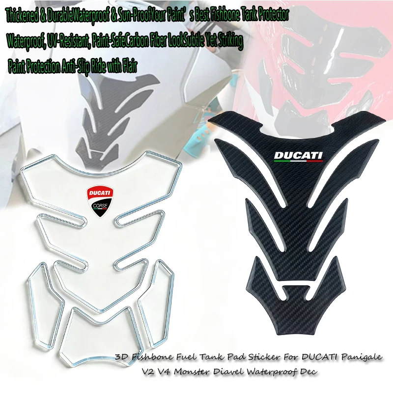 For D-U-CAT V2 V4 400 620 695 696 796 821 Monster 899 959 1199 1299 Fiber Motorcycle Fuel Tank Pad Cover Protector Decal Sticker
For D-U-CAT V2 V4 400 620 695 696 796 821 Monster 899 959 1199 1299 Fiber Motorcycle Fuel Tank Pad Cover Protector Decal Sticker