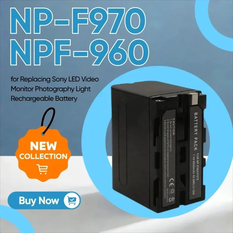 7.2V 7800mAh NP-F970 NPF-960 Replacement Battery for Replacing Sony LED Video Monitor Photography Light Rechargeable Battery
7.2V 7800mAh NP-F970 NPF-960 Replacement Battery for Replacing Sony LED Video Monitor Photography Light Rechargeable Battery