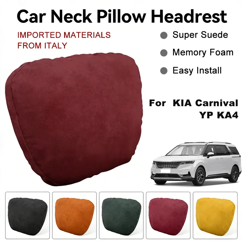 Italy Suede Car Neck Rest Pillow For KIA Carnival YP KA4 Seat Head Neck Support Cushion Auto Interior Accessories
Italy Suede Car Neck Rest Pillow For KIA Carnival YP KA4 Seat Head Neck Support Cushion Auto Interior Accessories