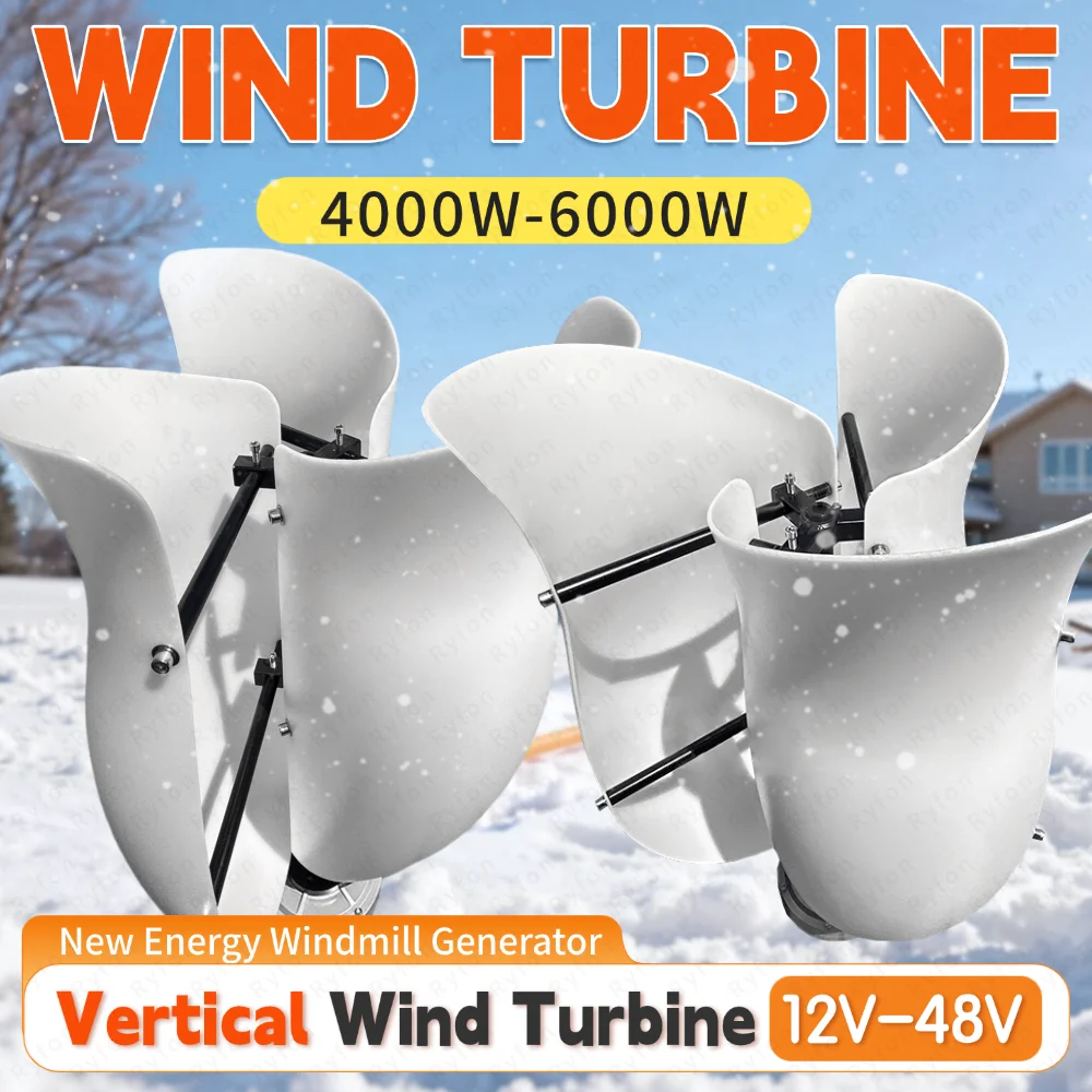 4000W 3Blades Windmill Wind Turbine Rose 8000W Vertical Wind Power Turbine 12V 24V 48V Home Roof Wind Energy Generator 6000W
4000W 3Blades Windmill Wind Turbine Rose 8000W Vertical Wind Power Turbine 12V 24V 48V Home Roof Wind Energy Generator 6000W