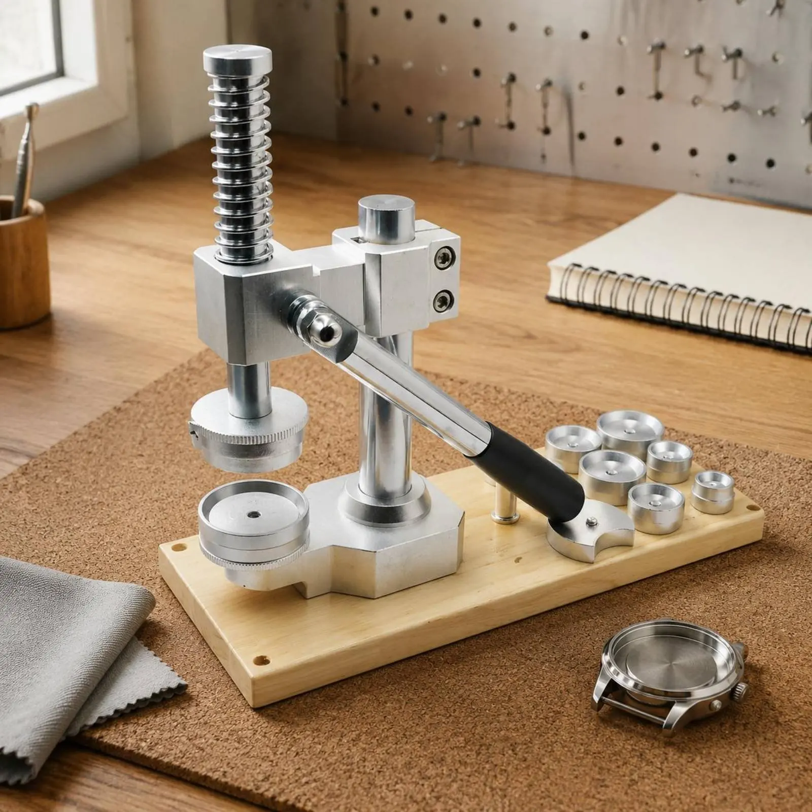Watch Capping Press Portable Watch Case Press Repair Tool Different Sizes Scratch-Proof for Watchmakers
Watch Capping Press Portable Watch Case Press Repair Tool Different Sizes Scratch-Proof for Watchmakers
