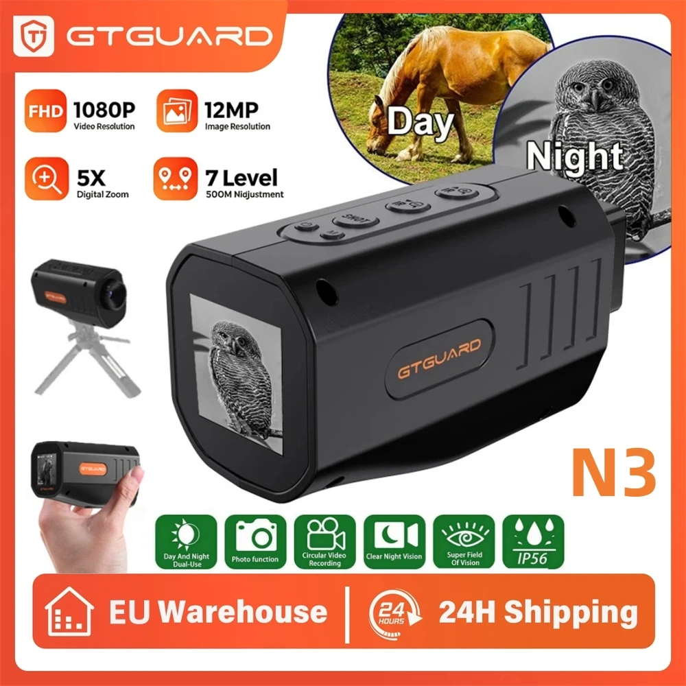 1080P HD Night Vision Monocular Infrared Night-Visions Goggles 5X Digital Zoom Telescope Photos Videos Day/Night Outdoor Hunting
1080P HD Night Vision Monocular Infrared Night-Visions Goggles 5X Digital Zoom Telescope Photos Videos Day/Night Outdoor Hunting