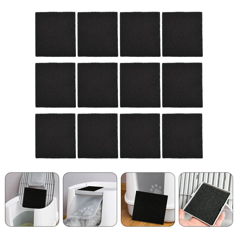 12 Pcs Cat Litter Box Filter Cotton Charcoal Activated Carbon Replaceable Deodorizers Pet
12 Pcs Cat Litter Box Filter Cotton Charcoal Activated Carbon Replaceable Deodorizers Pet
