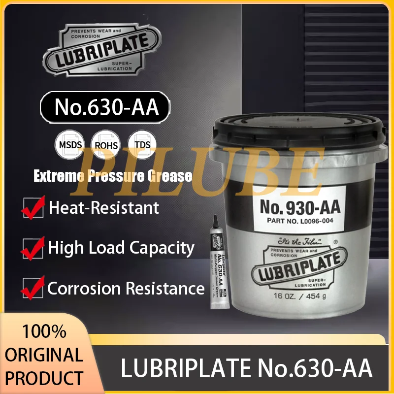 LUBRIPLATE No.630-AA Multi-Purpose Lithium Grease for Lubrication in Industrial and Automotive Applications Original Product
LUBRIPLATE No.630-AA Multi-Purpose Lithium Grease for Lubrication in Industrial and Automotive Applications Original Product
