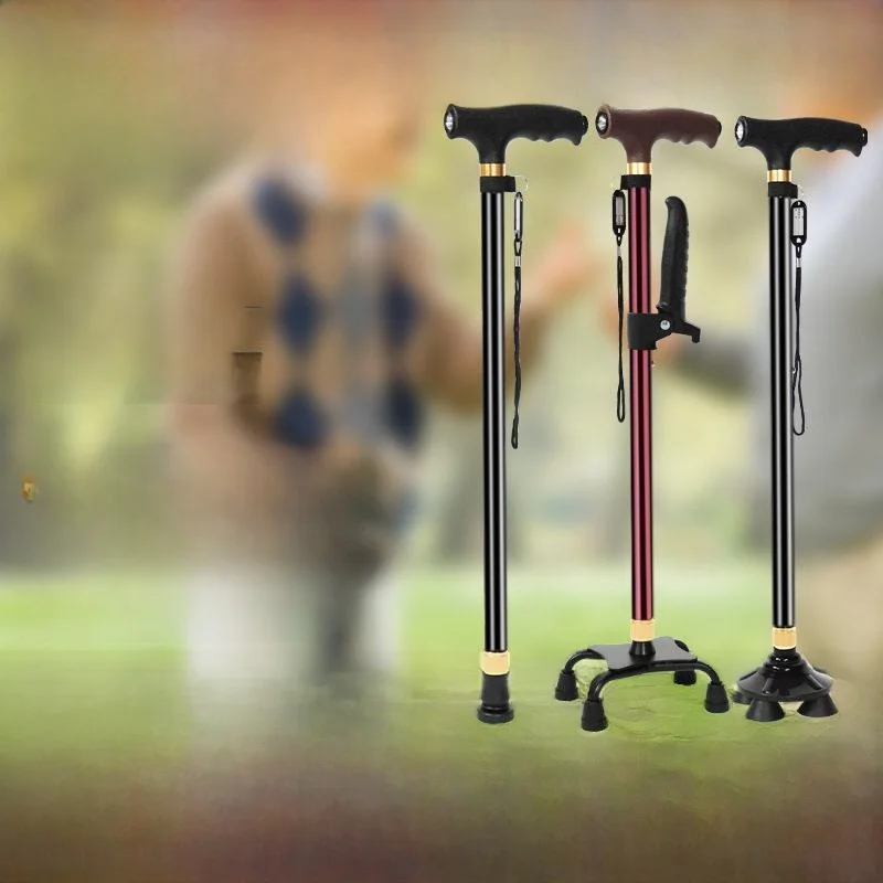 Anti-Slip Aluminum Alloy Frosted Massage Cane for Elderly Hiking Walking Stick with Shock Absorption System Small Four Legs
Anti-Slip Aluminum Alloy Frosted Massage Cane for Elderly Hiking Walking Stick with Shock Absorption System Small Four Legs