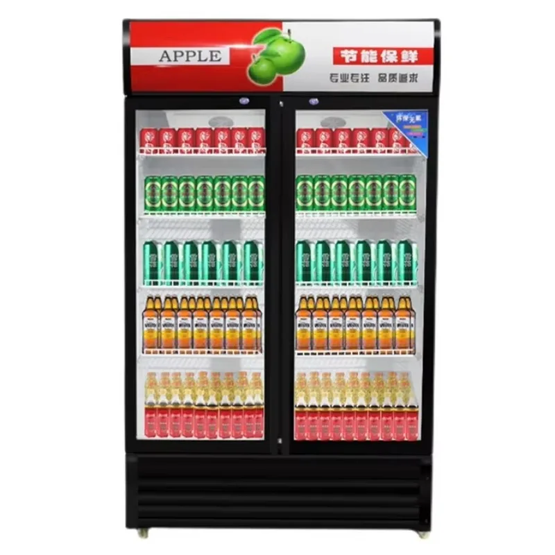 Factory Direct Sales New Type Supermarket Refrigerated Drinks 2 Door Vertical Glass Door Freezer 
Factory Direct Sales New Type Supermarket Refrigerated Drinks 2 Door Vertical Glass Door Freezer