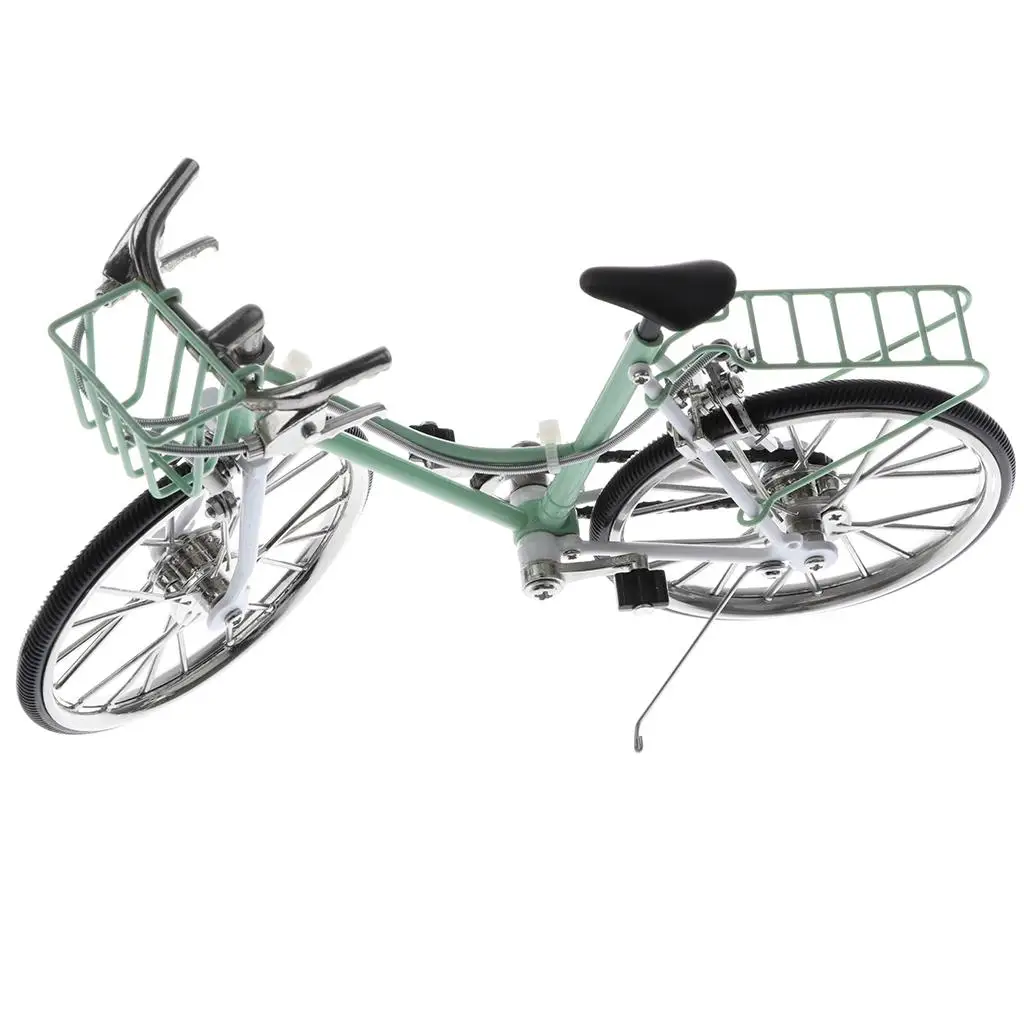 Mint Green Alloy Replica Bicycle Toy 1 10 Scale Dutch Style Diecast Model Dollhouse Miniatures for Display Collection
Mint Green Alloy Replica Bicycle Toy 1 10 Scale Dutch Style Diecast Model Dollhouse Miniatures for Display Collection