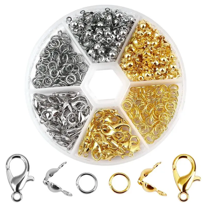 Jewelry Making Kits Lobster Clasp Closed Loop Box Sets for DIY Jewelry Making Supplies Handmade Bracelet Necklace Findings
Jewelry Making Kits Lobster Clasp Closed Loop Box Sets for DIY Jewelry Making Supplies Handmade Bracelet Necklace Findings