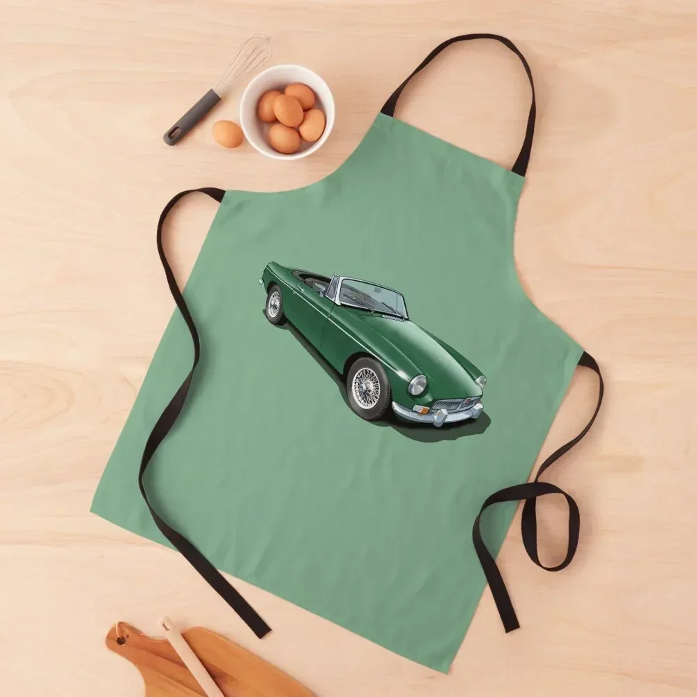MGB Roadster in british racing green Apron Kitchen Supplies chef costume For Home Accessories Korean Apron
MGB Roadster in british racing green Apron Kitchen Supplies chef costume For Home Accessories Korean Apron