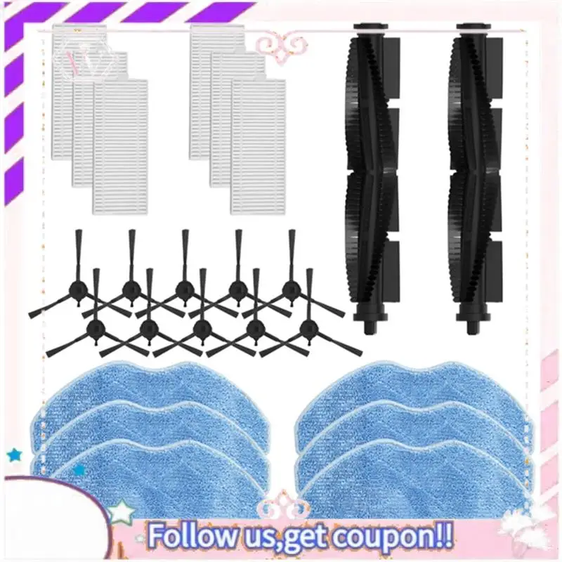 Durable For 360 S8 S8 PLUS Main Side Brush Hepa Filter Mop Cloth Replacement Spare Parts
Durable For 360 S8 S8 PLUS Main Side Brush Hepa Filter Mop Cloth Replacement Spare Parts
