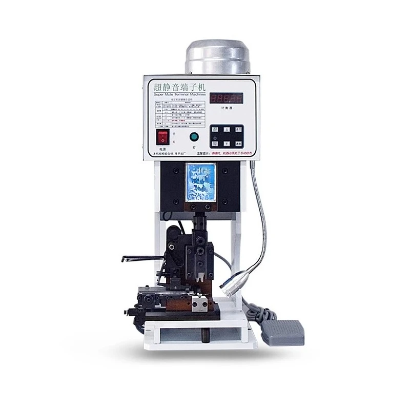 1.5T ultra-quiet terminal machine OTP mold full semi-automatic copper nose terminal crimping machine 2T crimping machine
1.5T ultra-quiet terminal machine OTP mold full semi-automatic copper nose terminal crimping machine 2T crimping machine