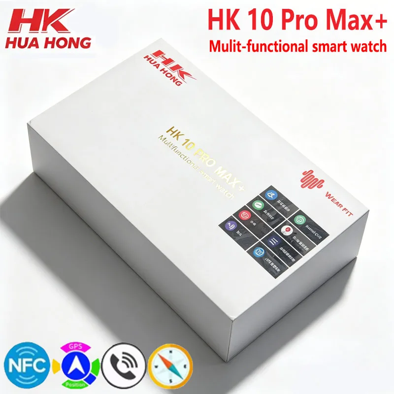 Hot Sale 2026 NEW HK10 Pro Max+Smart Watch AMOLED Screen NFC Compass GPS Track Music Men Women Wireless Fitness Smartwatch
Hot Sale 2026 NEW HK10 Pro Max+Smart Watch AMOLED Screen NFC Compass GPS Track Music Men Women Wireless Fitness Smartwatch 