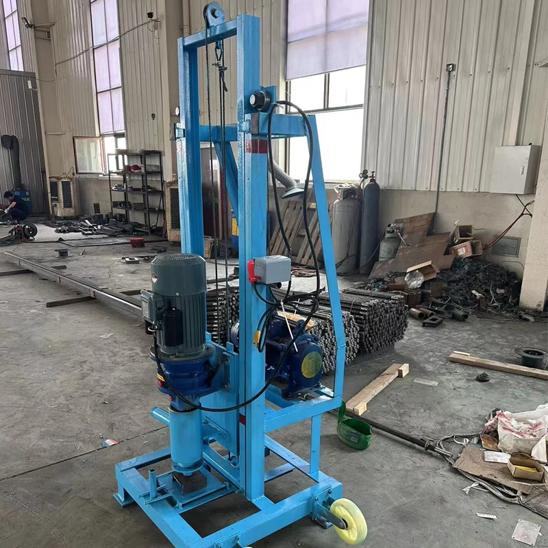 120m 15HP Electric Telescopic Water Well Drilling Rig 300kg, Portable and Mobile
120m 15HP Electric Telescopic Water Well Drilling Rig 300kg, Portable and Mobile