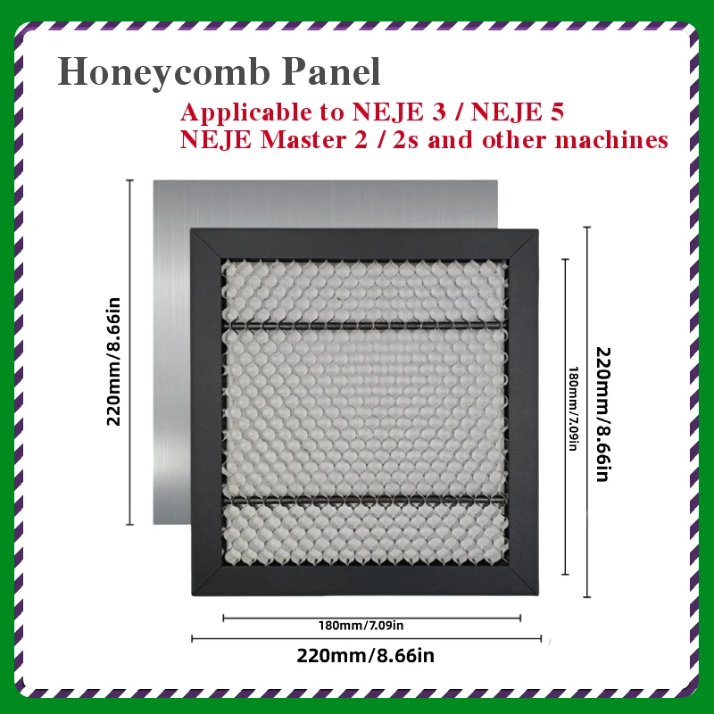 Подходит для NEJE Master 2/2s NEJE 3 NEJE 5, станок для лазерной гравировки и резки, 220*220 мм, деревообрабатывающие инструменты, сотовая доска
Подходит для NEJE Master 2/2s NEJE 3 NEJE 5, станок для лазерной гравировки и резки, 220*220 мм, деревообрабатывающие инструменты, сотовая доска