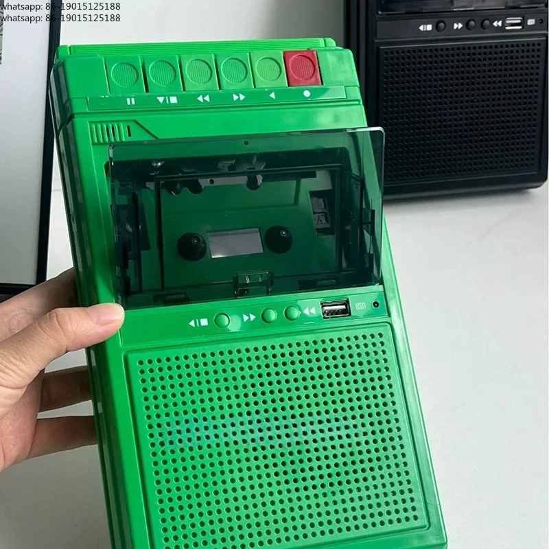 Portable Bluetooth Tape Player, Retro Cassette Recorder Nostalgic Walkie-Talkie U Disk Player Recorder and Playback All-In-One
Portable Bluetooth Tape Player, Retro Cassette Recorder Nostalgic Walkie-Talkie U Disk Player Recorder and Playback All-In-One