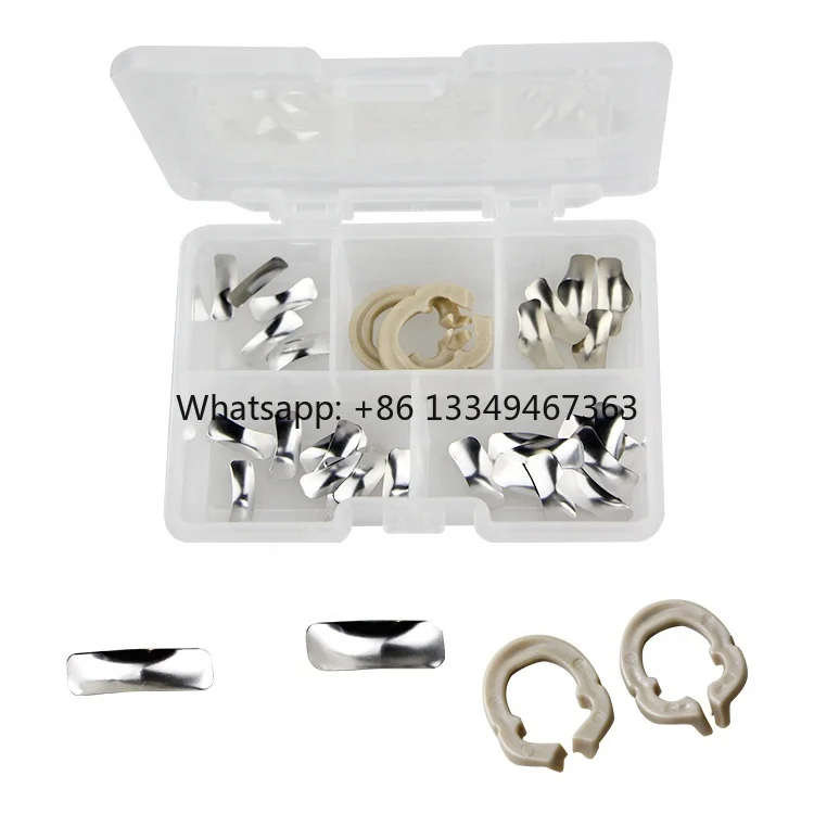 In Stock Equipment 32pcs Autoclavable Matrix Bands/Sectional Matrix System Kit Hot Sale
In Stock Equipment 32pcs Autoclavable Matrix Bands/Sectional Matrix System Kit Hot Sale
