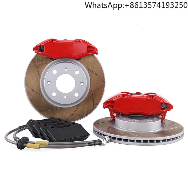 For Custom Auto Brake System Upgrade Racing Big Brake Kit Front 4 Piston Brake Calipers for Honda Fit GP GH GK Facelift 1.5i DBA
For Custom Auto Brake System Upgrade Racing Big Brake Kit Front 4 Piston Brake Calipers for Honda Fit GP GH GK Facelift 1.5i DBA