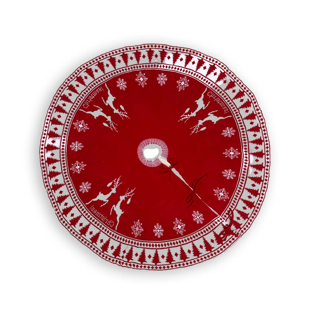 Christmas Tree Skirt White Snowflake Burlap Xmas Festival nament Sequins Photo Prop Elegant Elk Pattern Floor Mat Decorative
Christmas Tree Skirt White Snowflake Burlap Xmas Festival nament Sequins Photo Prop Elegant Elk Pattern Floor Mat Decorative