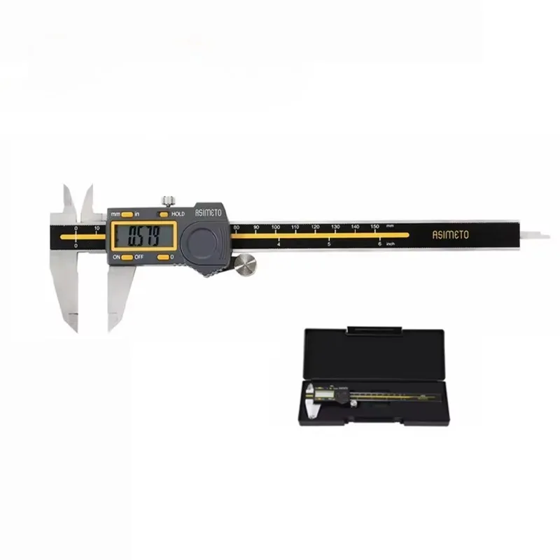 0-6" 0-150mm Four Buttons Pointed Digital Caliper Waterproof Measuring Tool
0-6" 0-150mm Four Buttons Pointed Digital Caliper Waterproof Measuring Tool