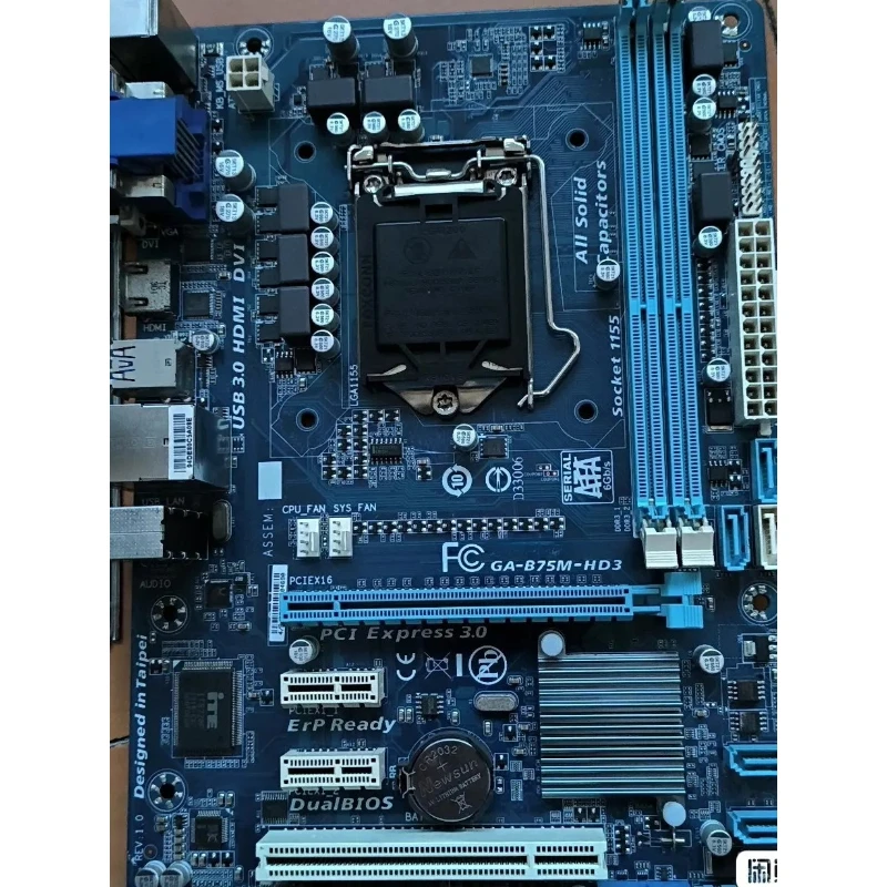 for Gigabyte B75M-HD3 LGA1155 Desktop Motherboard Full Functional Tested Working
for Gigabyte B75M-HD3 LGA1155 Desktop Motherboard Full Functional Tested Working