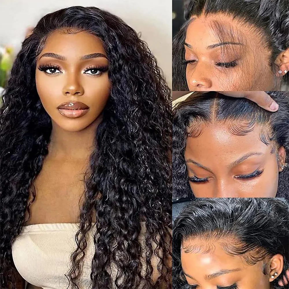 30 34 Inch 200 Density 13x4 Deep Wave Lace Front Wigs Human Hair Pre-plucked Deep Curly for Women Natural Black With Body Hair
30 34 Inch 200 Density 13x4 Deep Wave Lace Front Wigs Human Hair Pre-plucked Deep Curly for Women Natural Black With Body Hair