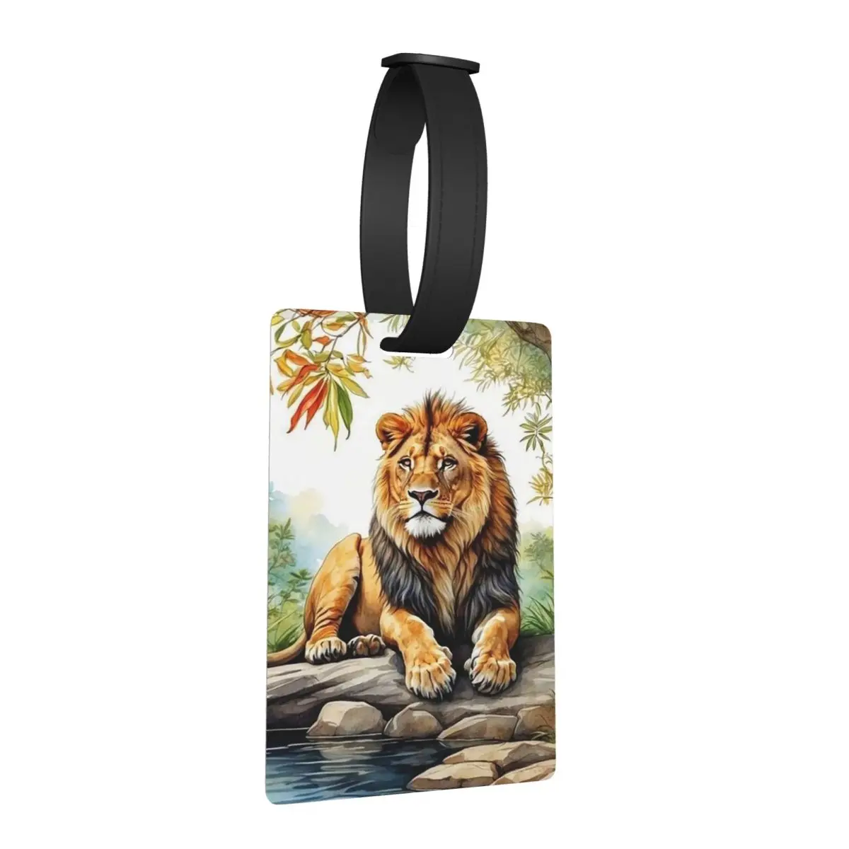 A Lion In A Forest Luggage Tags Suitcase Accessories Travel Baggage Boarding Tag Label Holder ID Name Address
A Lion In A Forest Luggage Tags Suitcase Accessories Travel Baggage Boarding Tag Label Holder ID Name Address