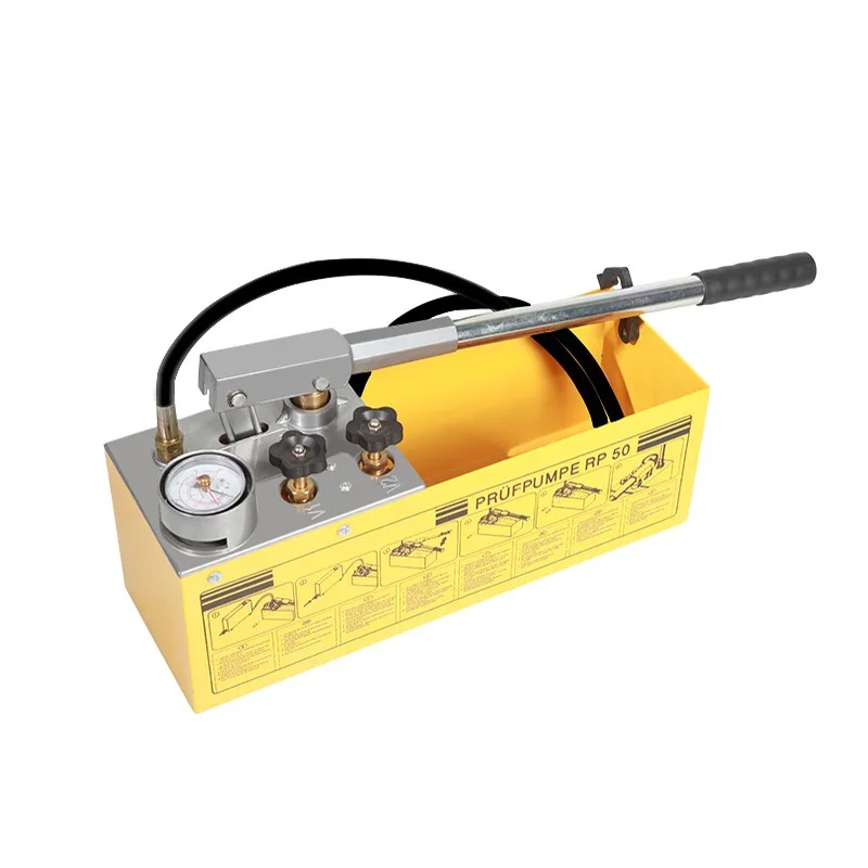 Portable Hydraulics Manual Pressure Test Pump For PPR Pipe High Pressure Floor Heating Leak Detection And Electric Booster
Portable Hydraulics Manual Pressure Test Pump For PPR Pipe High Pressure Floor Heating Leak Detection And Electric Booster