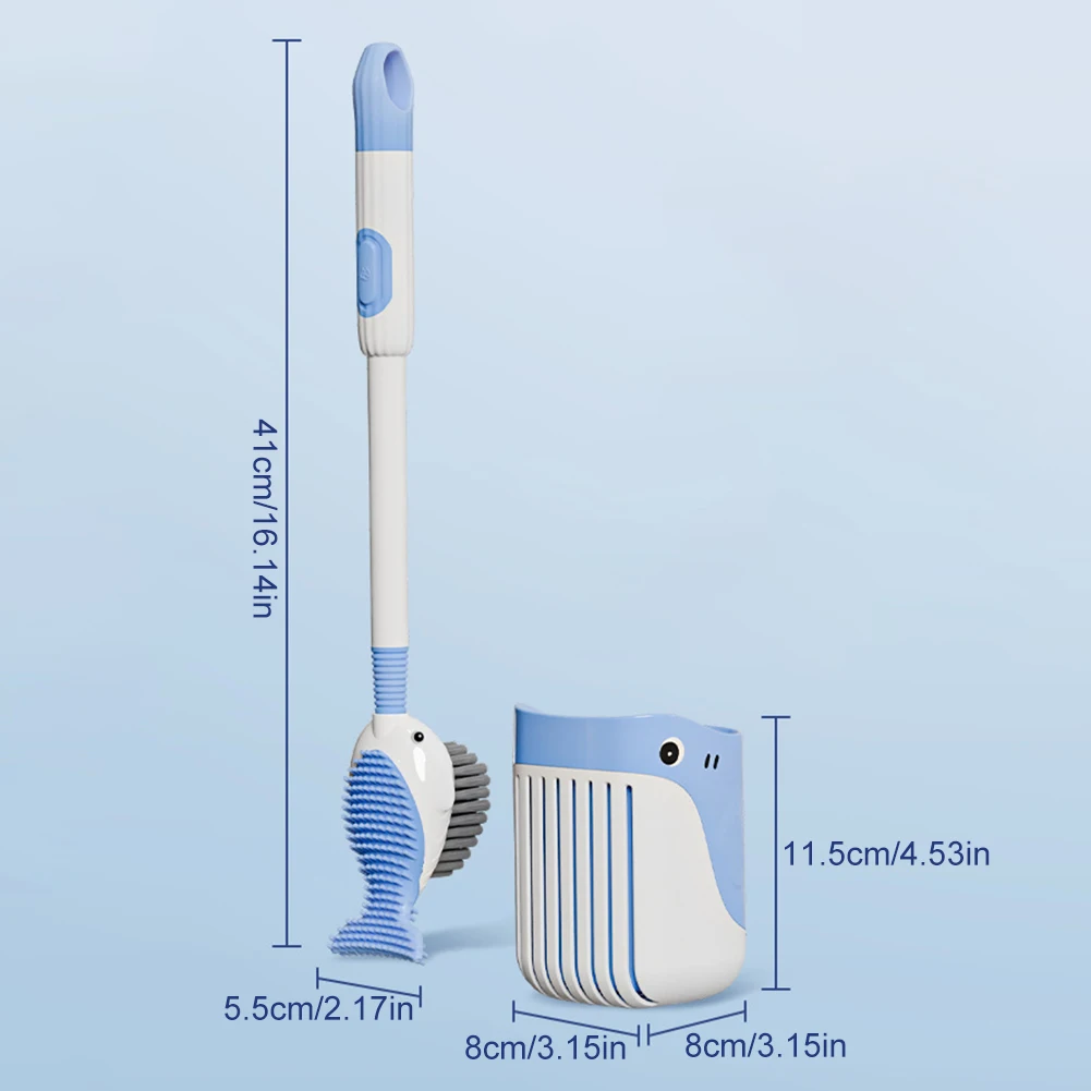 Automatic Liquid Toilet Brush Press-to-Release Cleaner 360° Scrubbing Bristles Space-Saving Suction Base
Automatic Liquid Toilet Brush Press-to-Release Cleaner 360° Scrubbing Bristles Space-Saving Suction Base