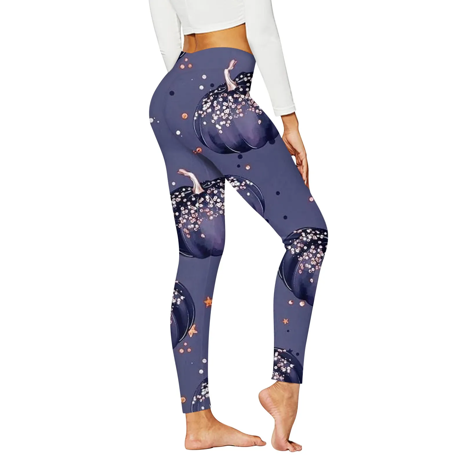 Women's Casual Comfortable Yoga Pants Fashion Creative 3D Pumpkin Pattern Leggings Halloween Theme Party Stylish Pant For Women
Women's Casual Comfortable Yoga Pants Fashion Creative 3D Pumpkin Pattern Leggings Halloween Theme Party Stylish Pant For Women