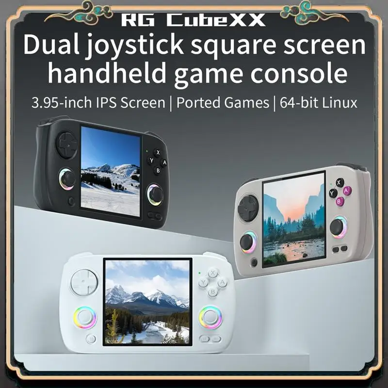 RG Cubexx Retro Handheld Games Console 32GB RGB Joystick Video Gaming Player Supports WIFI Bluetooth HD TV Connection A
RG Cubexx Retro Handheld Games Console 32GB RGB Joystick Video Gaming Player Supports WIFI Bluetooth HD TV Connection A
