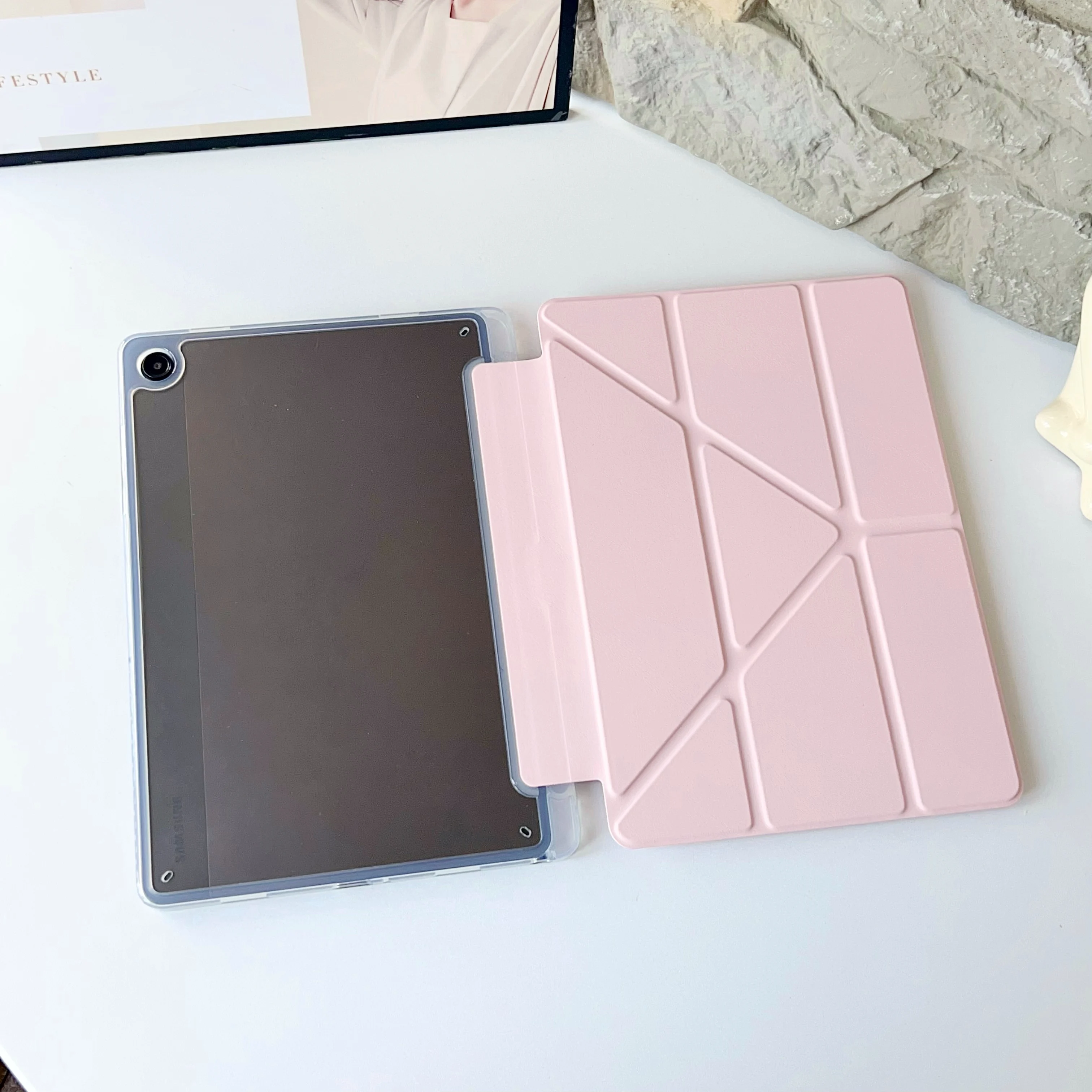 Акриловый тройной чехол для Samsung Galaxy Tab A11 8,7 дюйма SM-X130 SM-X135 Чехол для планшета A9 8,7 дюйма X110 X115 со слотом для ручки
Акриловый тройной чехол для Samsung Galaxy Tab A11 8,7 дюйма SM-X130 SM-X135 Чехол для планшета A9 8,7 дюйма X110 X115 со слотом для ручки