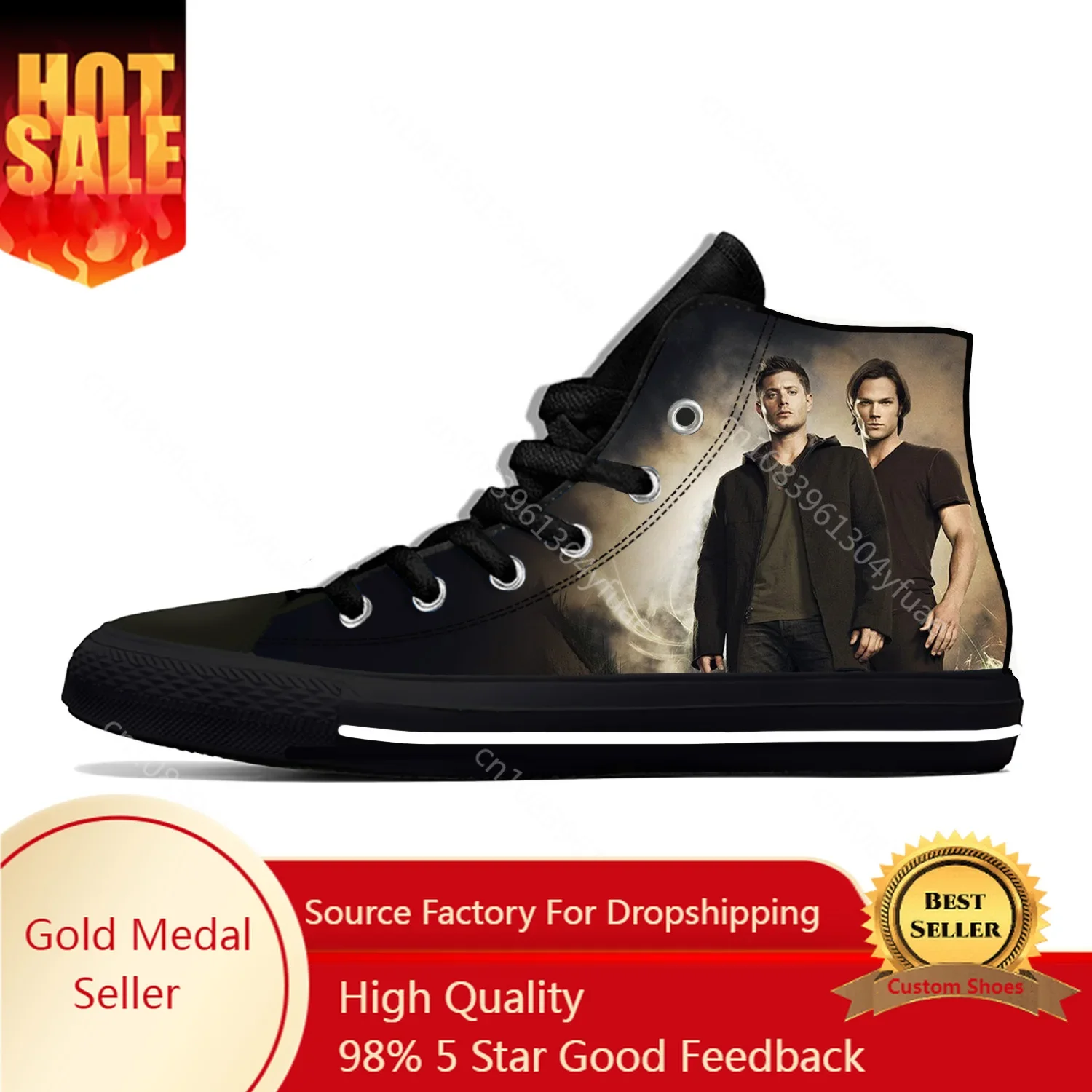 Hot Supernatural Winchester Bros Fashion Cool Classic Casual Shoes High Top Lightweight Breathable Men Women Latest Sneakers
Hot Supernatural Winchester Bros Fashion Cool Classic Casual Shoes High Top Lightweight Breathable Men Women Latest Sneakers