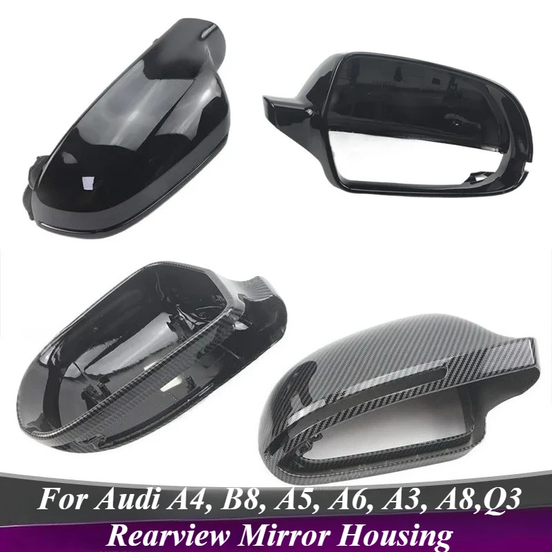 For Audi A4 B8 A5 A6 A3 A8 Q3 Gloss Black Pattern Replacement Mirror Housing Exterior Side Rearview Cover Caps Auto Accessories
For Audi A4 B8 A5 A6 A3 A8 Q3 Gloss Black Pattern Replacement Mirror Housing Exterior Side Rearview Cover Caps Auto Accessories