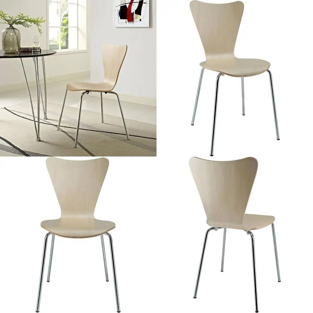 Mid-Century Modern Stackable Wooden Chairs for Kitchen and Dining in Natural Finish
Mid-Century Modern Stackable Wooden Chairs for Kitchen and Dining in Natural Finish