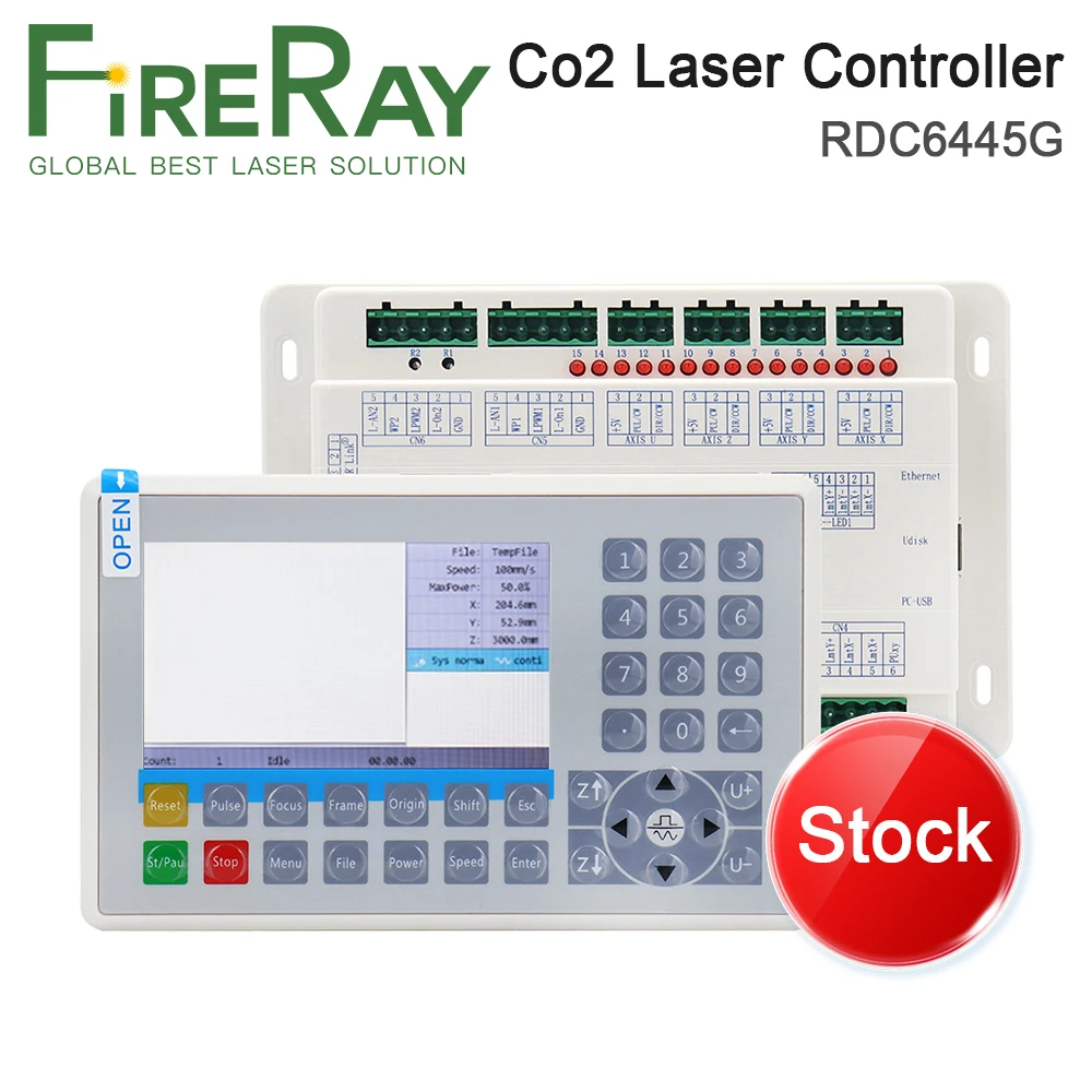 Контроллер FireRay Stock Ruida RDC6445 RDC6442 для лазерных гравировальных и режущих станков Co2 RDC6442G/S RDC6445G/S
Контроллер FireRay Stock Ruida RDC6445 RDC6442 для лазерных гравировальных и режущих станков Co2 RDC6442G/S RDC6445G/S