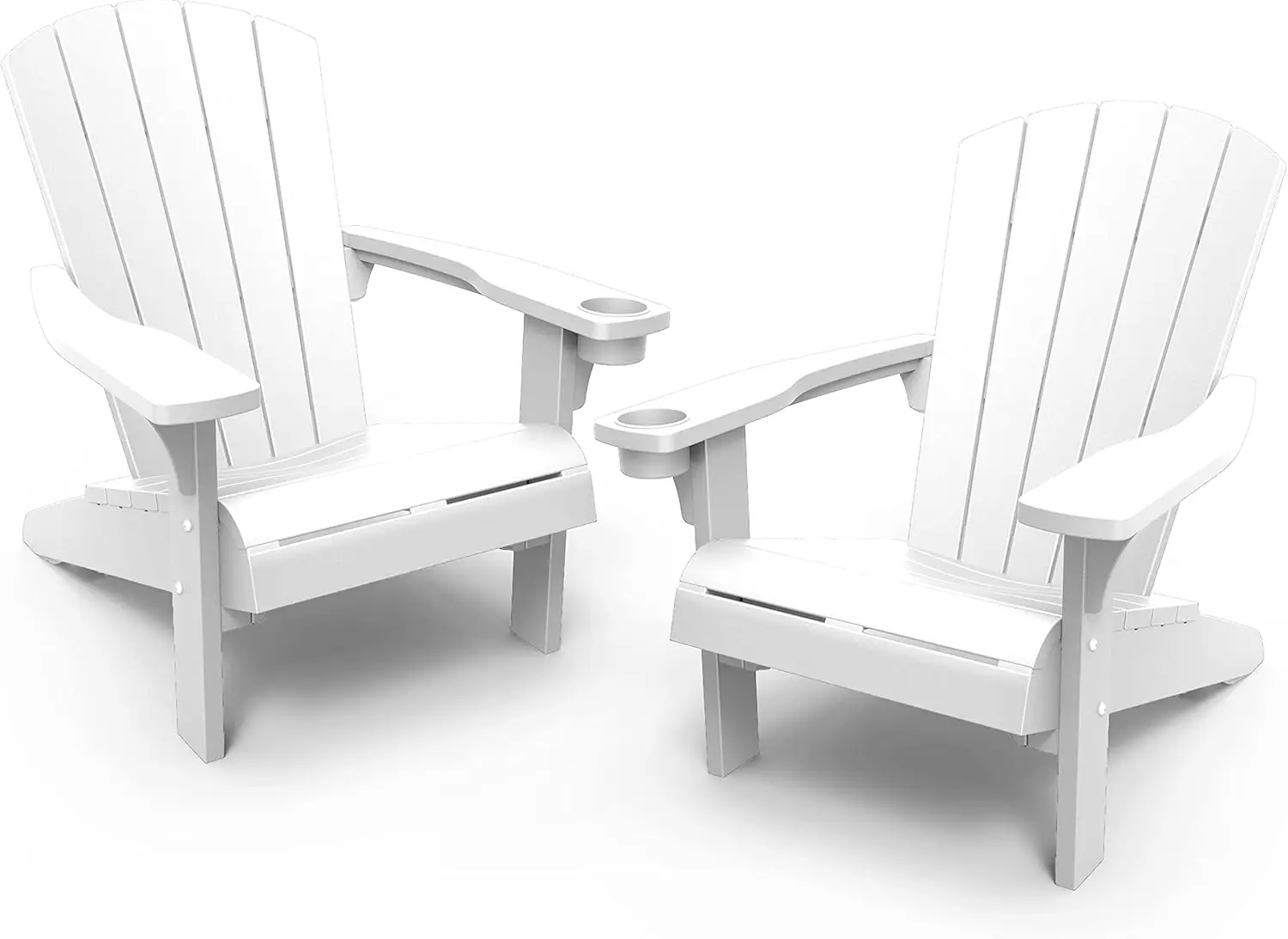 Adirondack, комплект из 2 шт., уличная мебель из смолы, стулья для патио с подстаканником - идеально подходят для пляжа, бассейна и костра
Adirondack, комплект из 2 шт., уличная мебель из смолы, стулья для патио с подстаканником - идеально подходят для пляжа, бассейна и костра