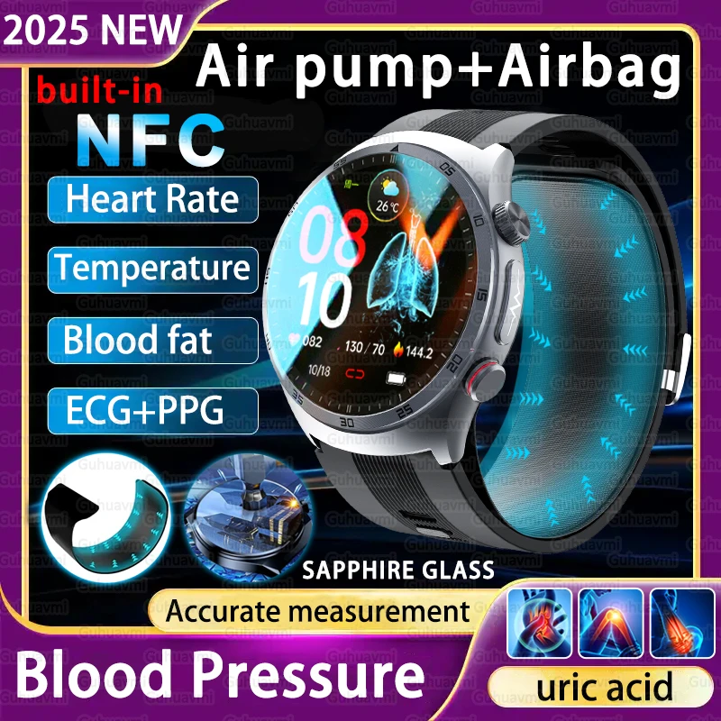 2025 Новые умные часы BT Call NFC Точные измерения артериального давления Часы с воздушным насосом Липиды в крови Мочевая кислота Здоровье Смарт-часы
2025 Новые умные часы BT Call NFC Точные измерения артериального давления Часы с воздушным насосом Липиды в крови Мочевая кислота Здоровье Смарт-часы