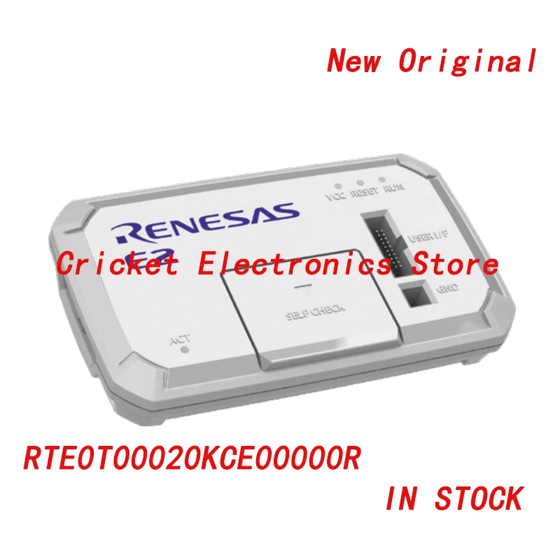 RTE0T00020KCE00000R Debugger/programmer, E2 on-chip debugging simulator, RH850, RL78, RX series
RTE0T00020KCE00000R Debugger/programmer, E2 on-chip debugging simulator, RH850, RL78, RX series