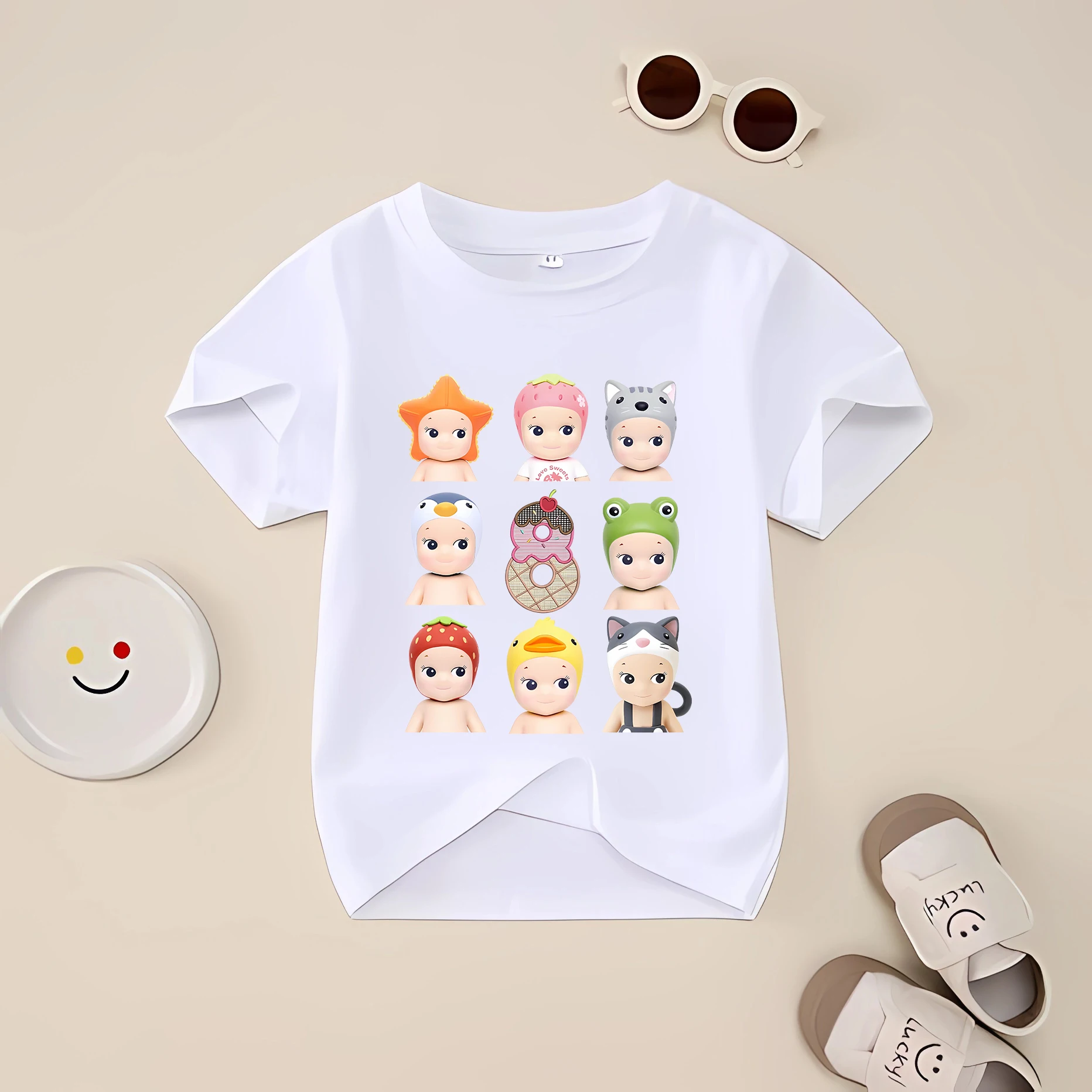 Sonny Angel Birthday Number 1-10 T-shirt Cartoon Print White Short Sleeve Tee Children's Clothing Party Supplies Tops Cotton Tee
Sonny Angel Birthday Number 1-10 T-shirt Cartoon Print White Short Sleeve Tee Children's Clothing Party Supplies Tops Cotton Tee