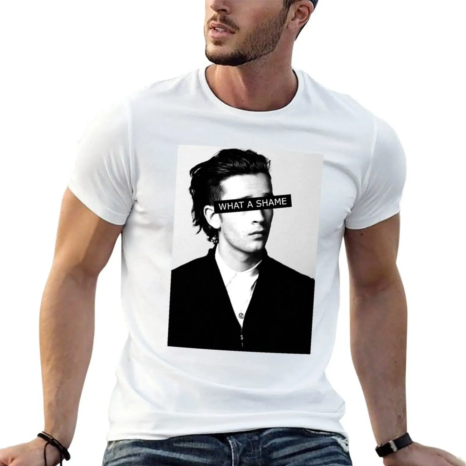 WHAT A SHAME - Matty Healy of The 1975 T-Shirt man t shirt heavy cotton t shirt for man man tshirt T-shirt
WHAT A SHAME - Matty Healy of The 1975 T-Shirt man t shirt heavy cotton t shirt for man man tshirt T-shirt