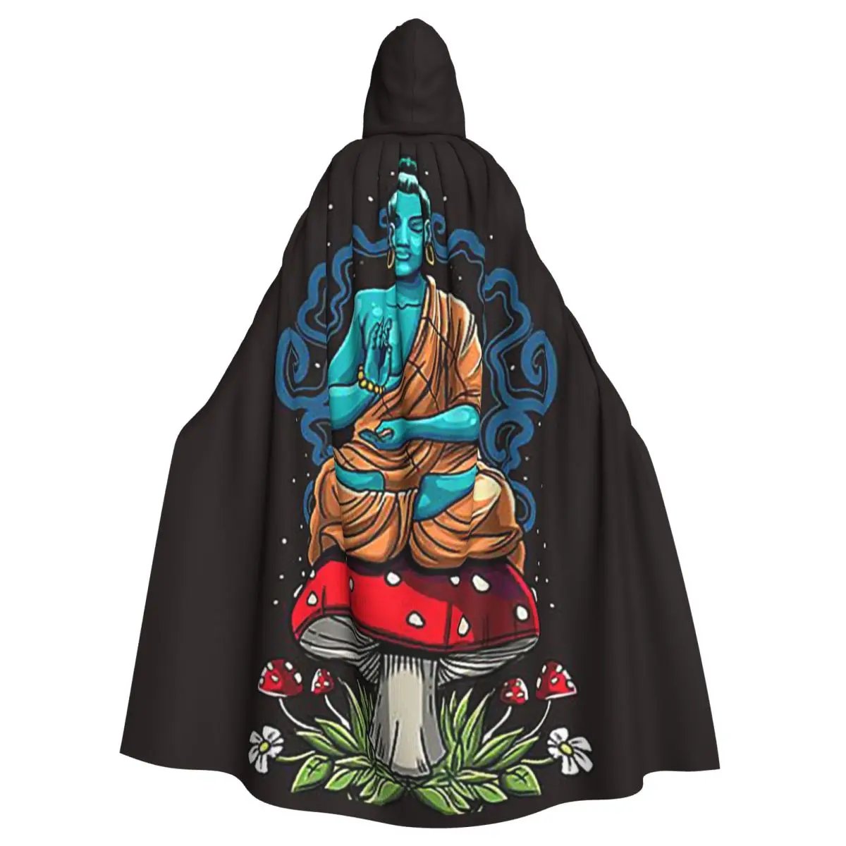 Magic Buddha In Mushrooms Long Hooded Cloak Witch Medieval Costume Cosplay Cape HalloweenVampire Adult Unisex
Magic Buddha In Mushrooms Long Hooded Cloak Witch Medieval Costume Cosplay Cape HalloweenVampire Adult Unisex
