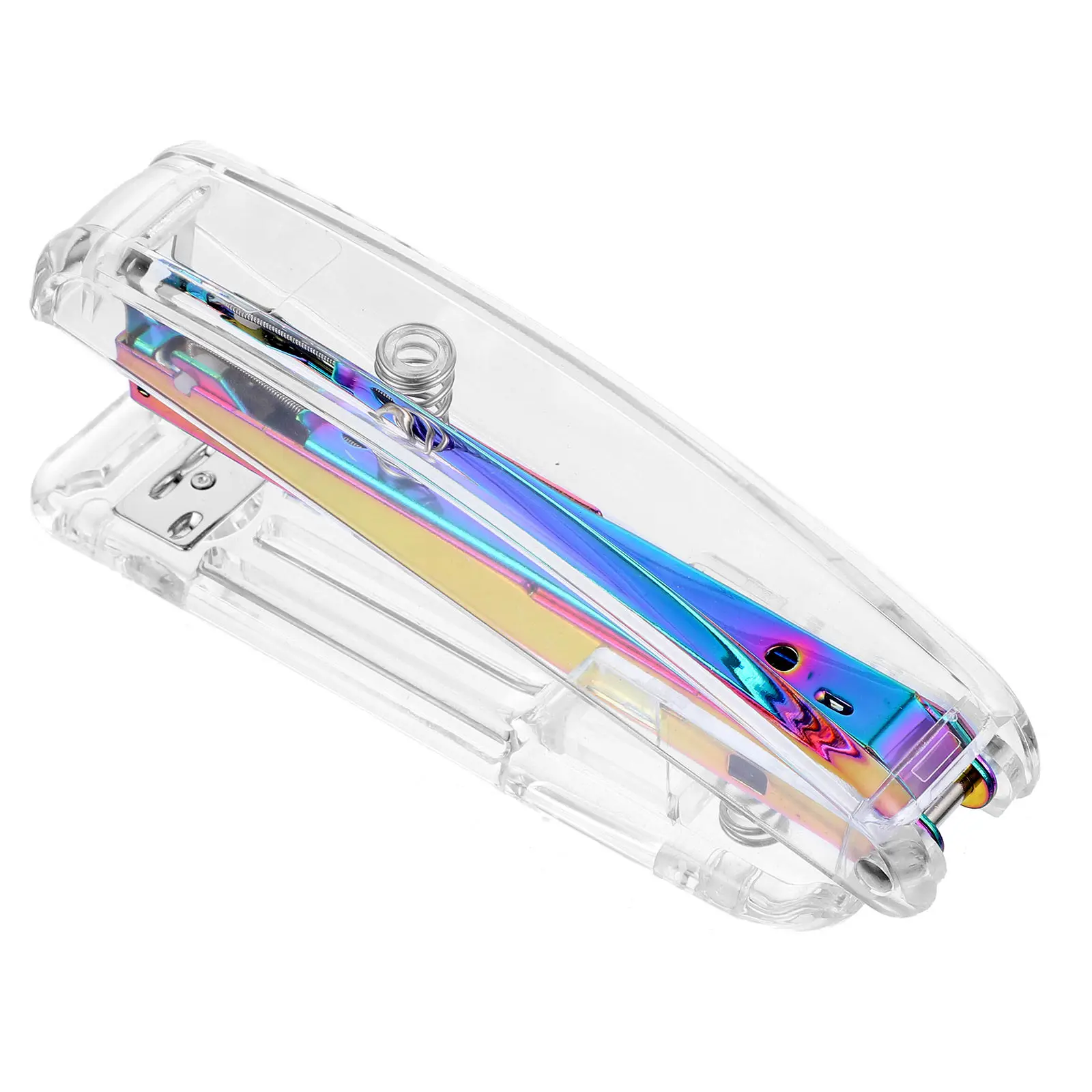 Clear Plastic Stapler Modern Simple Elegant Design Stable Stapling Performance Automatic Spring Back for Office Home Classroom
Clear Plastic Stapler Modern Simple Elegant Design Stable Stapling Performance Automatic Spring Back for Office Home Classroom