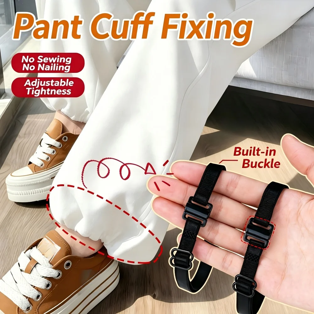 Invisible Leg Shortening Straps,Adjustable No-Sew Hidden Non-slip Pants Edge Bands, Anti-drag Pants Hem Fixing Device
Invisible Leg Shortening Straps,Adjustable No-Sew Hidden Non-slip Pants Edge Bands, Anti-drag Pants Hem Fixing Device