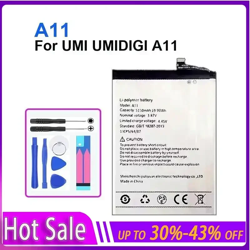 Новый аккумулятор емкостью 5150 мАч для телефона UMI Umidigi A11S/A11, аккумулятор на складе + номер отслеживания
Новый аккумулятор емкостью 5150 мАч для телефона UMI Umidigi A11S/A11, аккумулятор на складе + номер отслеживания