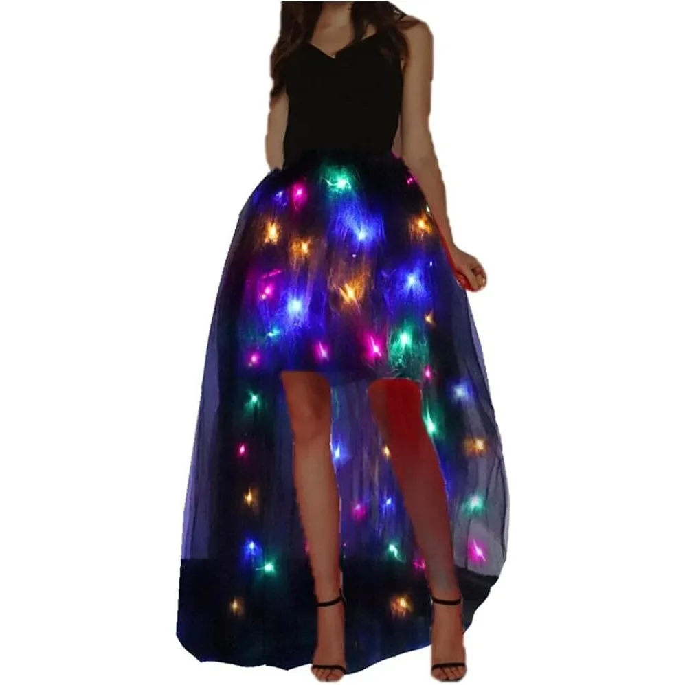 Women Girls LED Light Up Tulle Tutu Skirts Adult A Line Rave Bar Dance DJ Outfit Skirt Costumes Christmas Wedding Party Supplies
Women Girls LED Light Up Tulle Tutu Skirts Adult A Line Rave Bar Dance DJ Outfit Skirt Costumes Christmas Wedding Party Supplies
