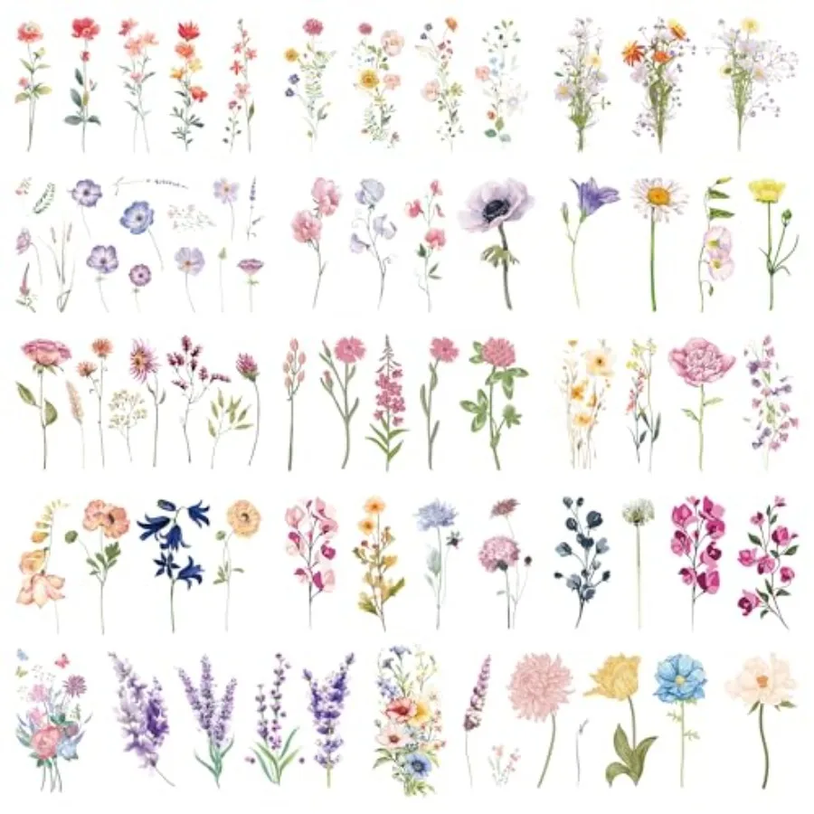 79 PCS Flower Temporary Tattoos Adult, Floral Tattoos Temporary Realistic, Small Botanical Fake Tattoos for Women, Tiny Wildflo
79 PCS Flower Temporary Tattoos Adult, Floral Tattoos Temporary Realistic, Small Botanical Fake Tattoos for Women, Tiny Wildflo