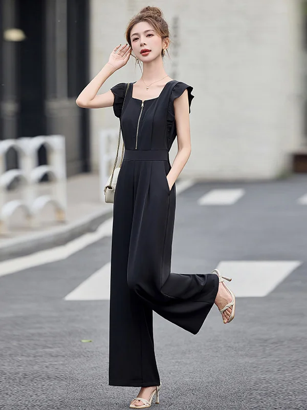 Ele Bla-Piece летние брюки для женщин, новинка 2025, облегающий длинный костюм с высокой талией и цветочным принтом, широкий костюм для поездок на работу
Ele Bla-Piece летние брюки для женщин, новинка 2025, облегающий длинный костюм с высокой талией и цветочным принтом, широкий костюм для поездок на работу