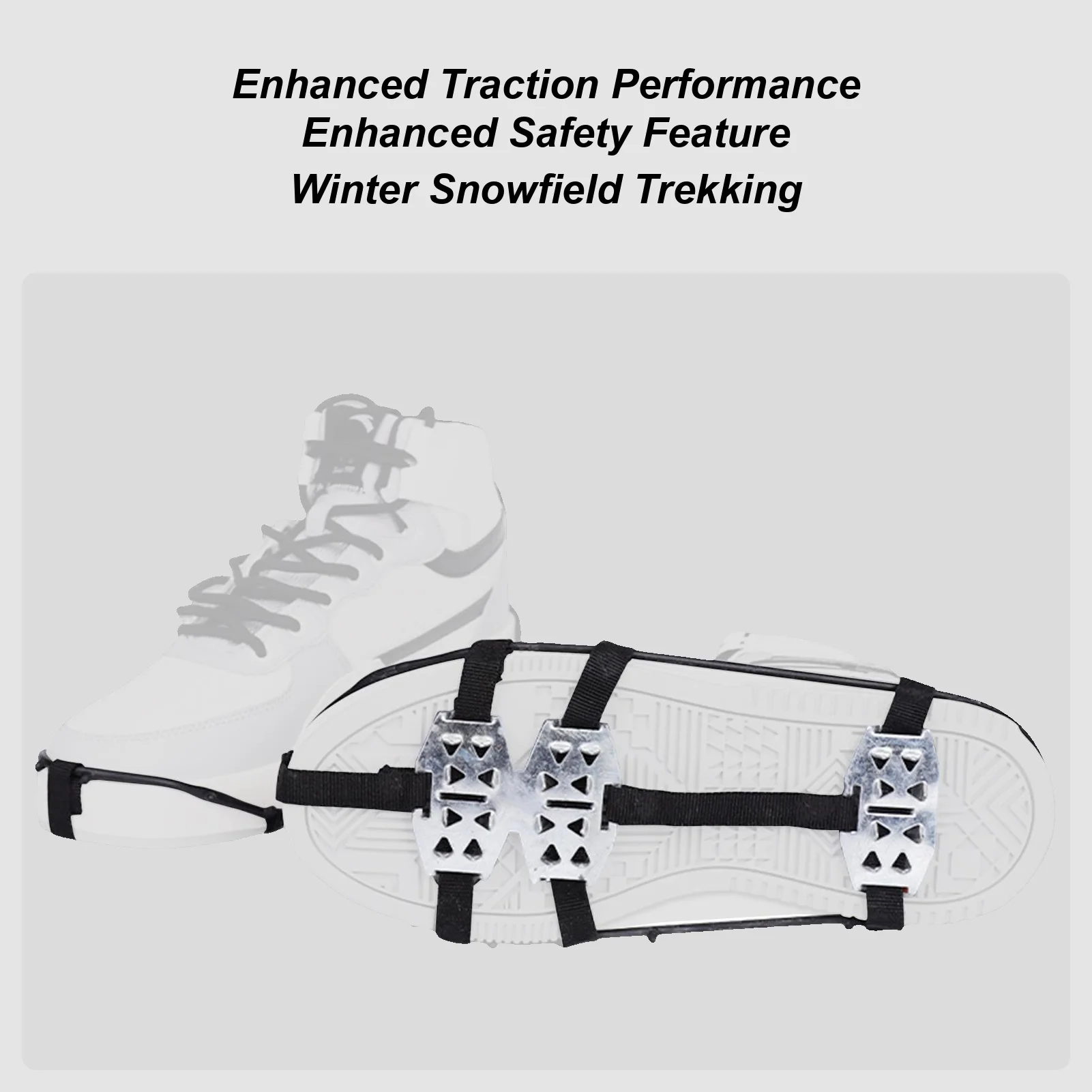 Ice Cleats Anti-Slip Crampons Gripper Ice Spikes For Shoes For Winter Hiking Climbing Fishing Trekking Outdoor Adventure
Ice Cleats Anti-Slip Crampons Gripper Ice Spikes For Shoes For Winter Hiking Climbing Fishing Trekking Outdoor Adventure