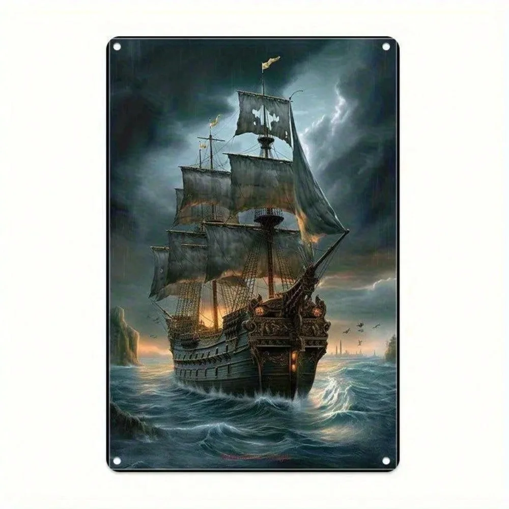 Art Deco Nautical Ship Metal Sign, 8x12 Inch Valentine's & Ramadan 2026 Decor, Vintage Rustic Wall Art for Bar & Man Cave
Art Deco Nautical Ship Metal Sign, 8x12 Inch Valentine's & Ramadan 2026 Decor, Vintage Rustic Wall Art for Bar & Man Cave